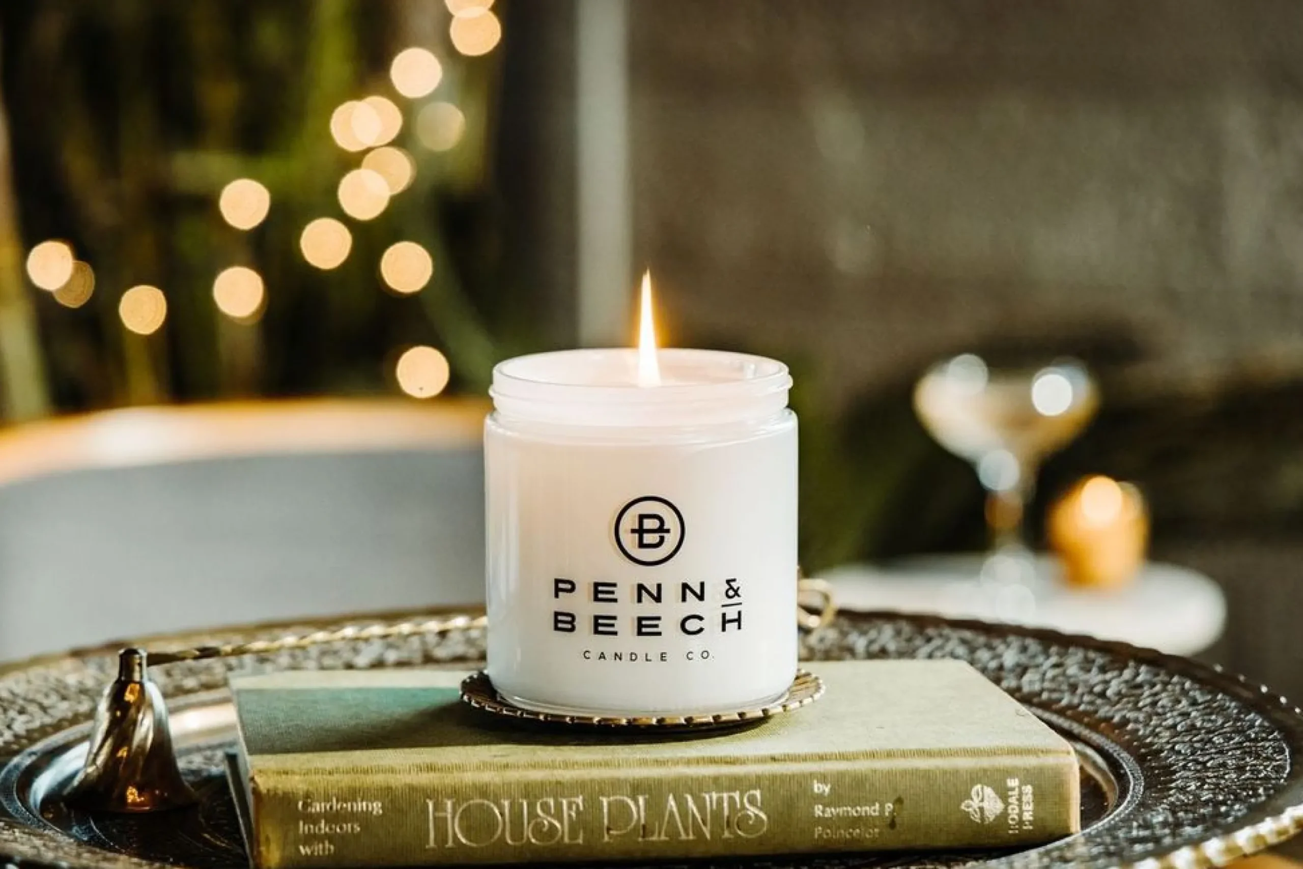White Christmas Scented Candle